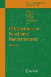 book CFN Lectures on Functional Nanostructures Vol. 1