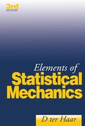 book Elements of statistical mechanics