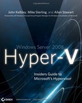 book Windows server 2008 Hyper-V: insiders guide to Microsoft's Hypervisor