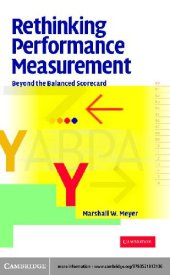 book Rethinking Performance Measurement - Beyond the Balanced Scorecard