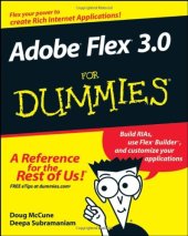 book Adobe flex 3.0 for dummies