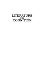 book Literature and Cognition