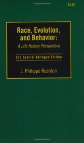 book Race, Evolution, and Behavior: A Life History Perspective