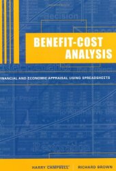book Benefit-Cost Analysis - Financial And Economic Appraisal Using Spreadsheets