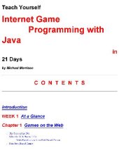 book Internet Game Programming with Java in 21 Days