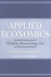 book Applied economics: thinking beyond stage one