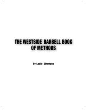 book The Westside Barbell Book of Methods