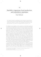 book Neolithic migrations: food production and population expansion