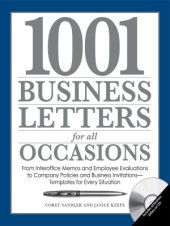 book 1001 Business Letters For All Occasions