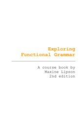 book Exploring Functional Grammar