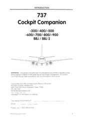 book 737 Cockpit Companion -300/-400/-500/-600/-700/-800/-900/BBJ/BBJ 2