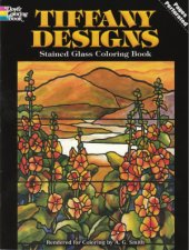 book Tiffany Designs Stained Glass Coloring Book