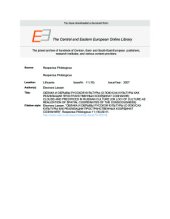 book Облака и обрывы русской культуры (о локусах культуры как реализации пространственных координат сознания)