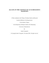 book Ak Jang in the Context of Altai Religious Tradition