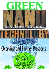 book Green Nanotechnology: Overview and Further Prospects