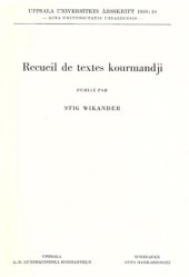 book Recueil de textes kourmandji