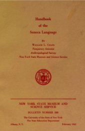 book Handbook of the Seneca Language