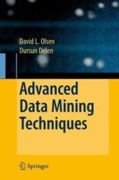 book Advanced Data Mining Techniques