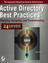 book Active Directory Best Practices 24seven: Migrating, Designing, and Troubleshooting