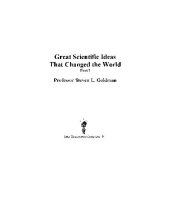 book course guidebook - Great Scientific Ideas That Changed the World