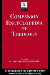 book The Routledge Encyclopedia of Theology