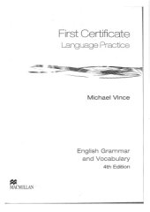 book First Certificate Language Practice 4th edition