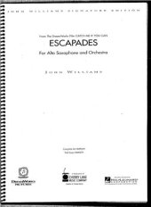 book Escapades for alto saxophone and orchestra