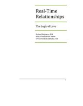 book Real-Time Relationships: The Logic of Love