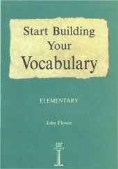 book Start Building Your Vocabulary - Elementary