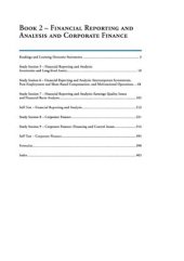 book CFA. Level 2 Book 2: Financial Reporting and Analysis and Corporate Finance 2015