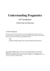 book Understanding Pragmatics