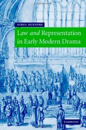 book Law and representation early mod drama