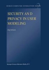 book Security and Privacy in User Modeling