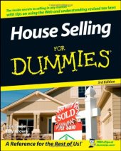 book House Selling for Dummies