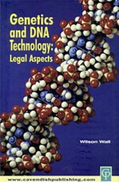 book Genetics & DNA Technology: Legal Aspects