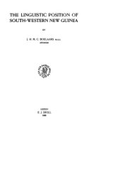 book The Linguistic Position of South-Western New Guinea