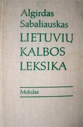 book Lietuvių kalbos leksika