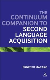 book The Continuum Companion to Second Language Acquisition