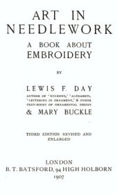 book Art in Needlework: A Book About Embroidery