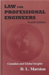 book Law for Professional Engineers