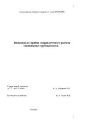 book Описание алгоритма гидравлического расчета станционных трубопроводов