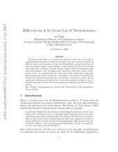 book Bluff your way in the Second Law of Thermodynamics