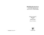 book Bertrand Russell and the Origins of Analytical Philosophy