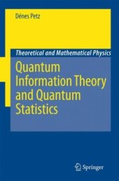 book Quantum Information Theory and Quantum Statistics