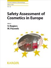 book Safety Assessment of Cosmetics in Europe