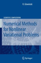 book Numerical Methods for Nonlinear Variational Problems