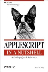 book AppleScript in a Nutshell: A Desktop Quick Reference