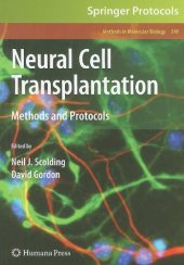 book Neural cell transplantation: methods and protocols