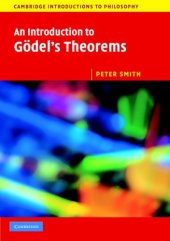 book An Introduction to Godel's Theorems