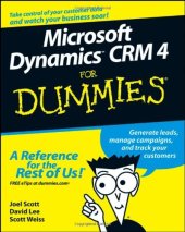 book Microsoft Dynamics CRM 4 for Dummies